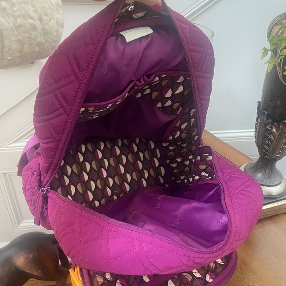 Vera Bradley Magenta Colored Backpack main image 2